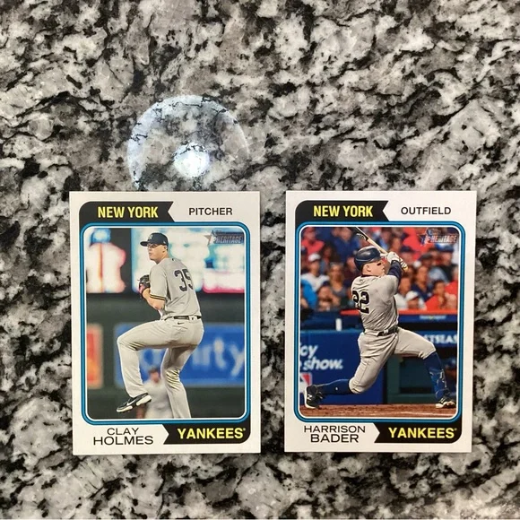 ⚫️ Yankees: Aaron Judge - Isiah Kiner-Falefa - Holmes, Bader, Hicks, Severino - Picture 6 of 8